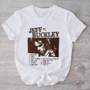 Jeff Buckley T-Shirt, Jeff Buckley Boy Tour 1995 Music Tour Shirt